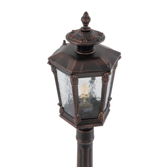 Уличный светильник Nowodvorski Серия Amur (Амур) Цвет Black/Copper Patina Черный/Медь патина) арт. 4694
