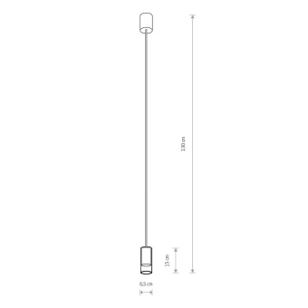 Подвесной светильник Nowodvorski Серия Cylinder S (Цилиндр Эс) Цвет Transparent/Black (Прозрачный/Черный) арт. 7866