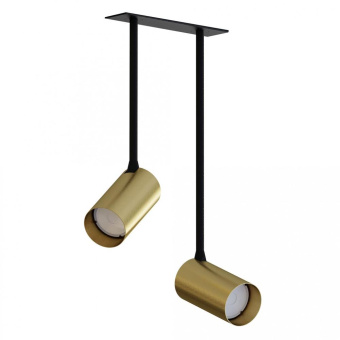 Спот Nowodvorski Серия Mono Surface Long (Моно Серфиc Лонг) Цвет Black/Brass (Черный/Латунь) арт. 7743