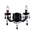 Настенный светильник Zumaline MAGNOLIA RLB94016-2B
