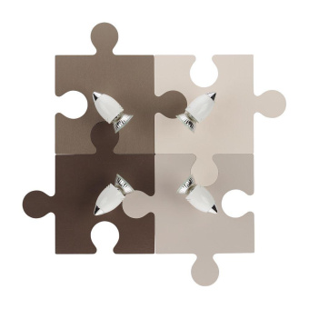 Настенно-потолочный светильник Nowodvorski Серия Puzzle (Пазл) Цвет Beige (Бежевый) арт. 6382