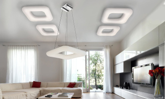 Подвесной светильник Azzardo Donut Sq Pendant 46 CCT AZ2666