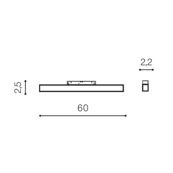 Трековый светильник Azzardo Saga Track Magnetic AZ4609