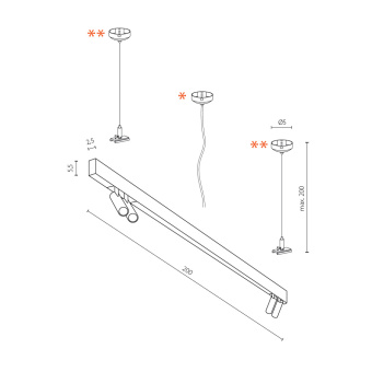 Трековый светильник Azzardo Track Magnetic AZ4811
