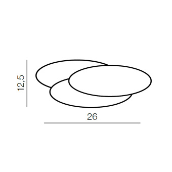 Настенный светильник Azzardo Clover oval AZ2998