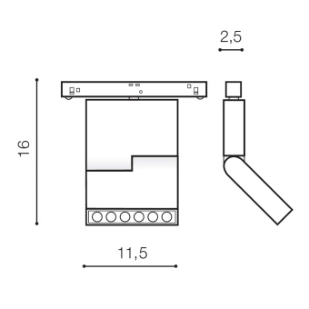 Трековый светильник Azzardo Aldo Track Magnetic AZ4624