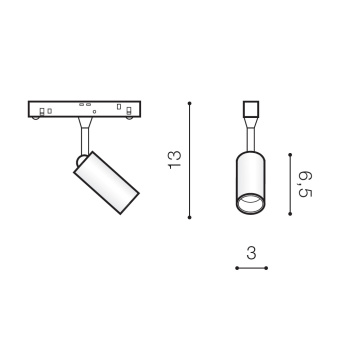 Трековый светильник Azzardo Nikki Track Magnetic AZ4589