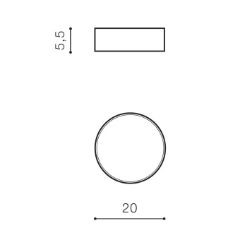 Потолочный светильник Azzardo Casper Round AZ4490
