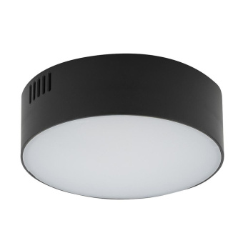 Потолочный cветильник Nowodvorski Серия Lid Round Led (Лид Раунд Лед) Цвет Black (Черный) арт. 10406