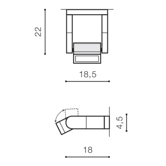 Настенный светильник Azzardo Frame wall AZ2133