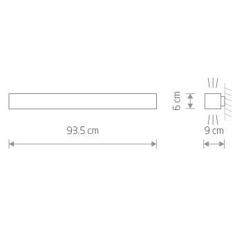 Настенный светильник Nowodvorski Soft Wall Led 90x6 7548