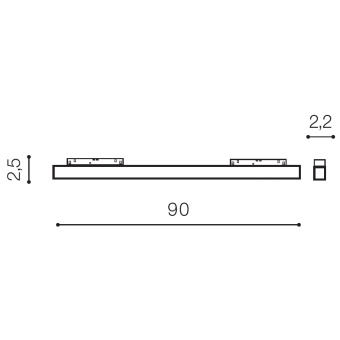 Трековый светильник Azzardo Saga Track Magnetic AZ4612