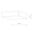 Потолочный cветильник Nowodvorski Lid Square Led 10425