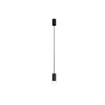 Подвесной светильник Nowodvorski Серия Cylinder S (Цилиндр Эс) Цвет Transparent/Black (Прозрачный/Черный) арт. 7866