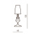 Настольная лампа Azzardo Baroco table AZ2162